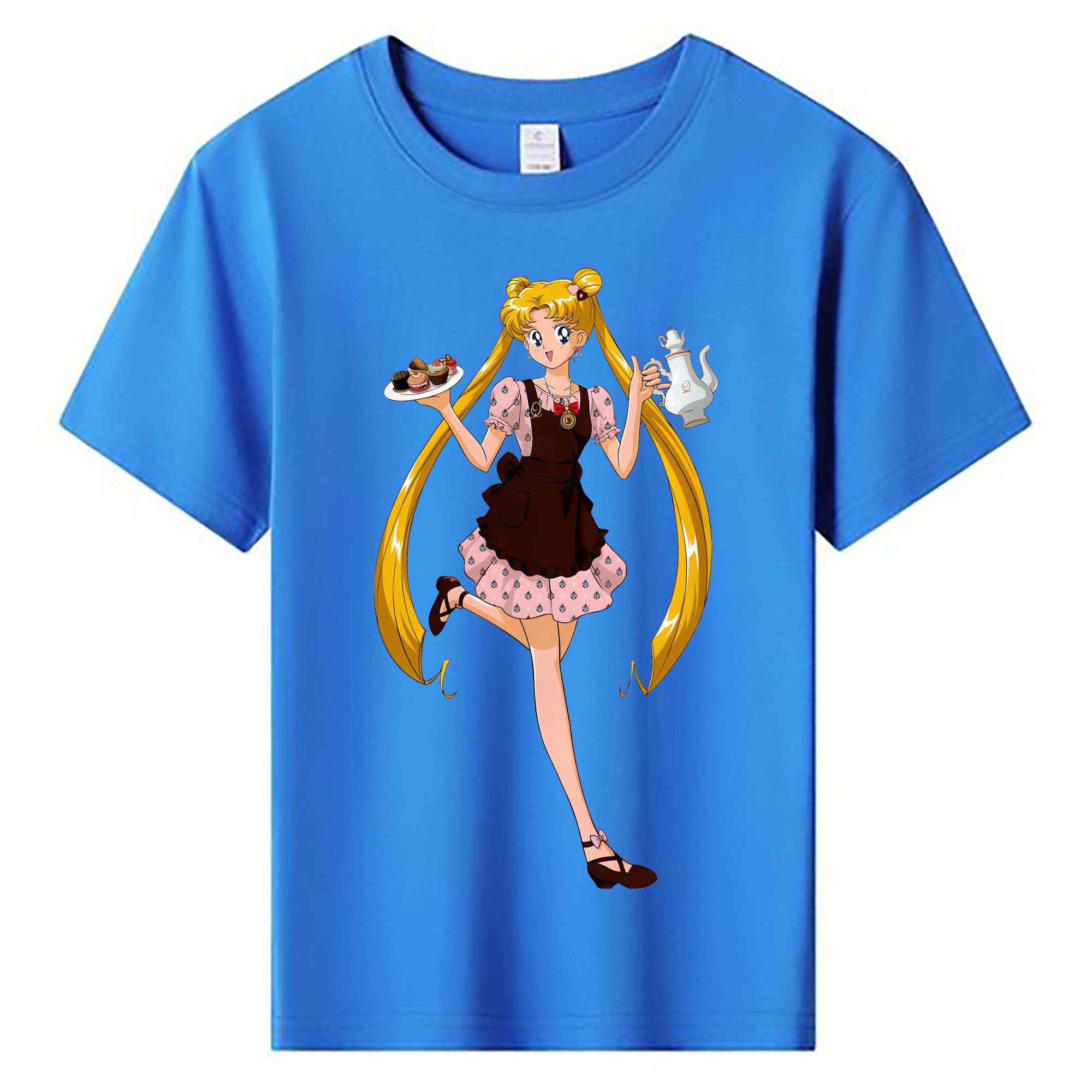 （画像用） 美少女戦士セーラームーン 愛野 美奈子 あいの みなこ Sailor Moon Aino Minako 綿100％キッズTシャツ（フロントプリント）